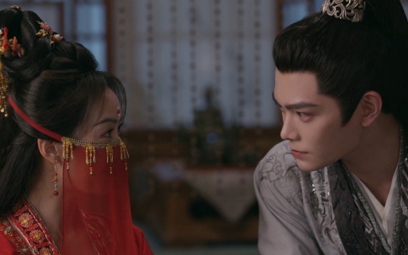 《山河枕》宋茜、丁禹兮突破叔嫂禁忌戀，雨下告白浪漫吻戲GET